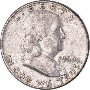 1960 Franklin Half Dollar VF Main Image
