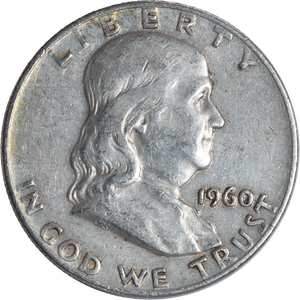 1960 Franklin Half Dollar CIRC Main Image
