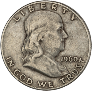 1960-D Franklin Half Dollar G Main Image
