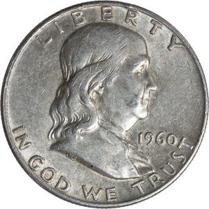 1960-D Franklin Half Dollar CIRC Main Image