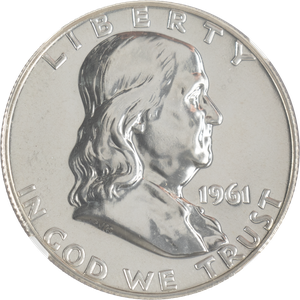 1961 Franklin Half Dollar Main Image
