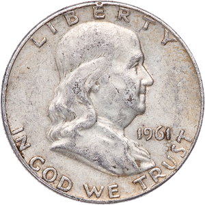 1961-D Franklin Half Dollar CIRC Main Image