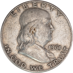 1961-D Franklin Half Dollar Main Image