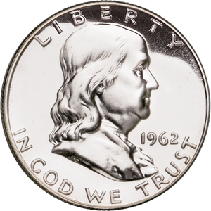 1962 Franklin Half Dollar Proof Main Image