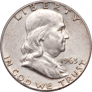 1963-D Franklin Half Dollar CIRC Main Image