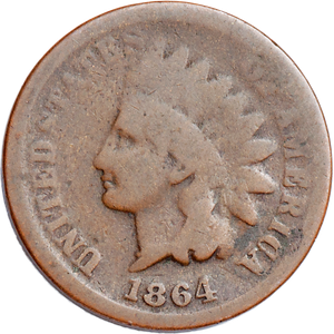 1864 Indian Head Cent Main Image