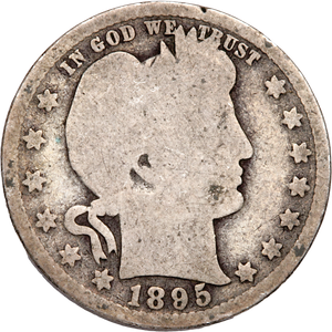 1895-O Barber Silver Quarter Main Image