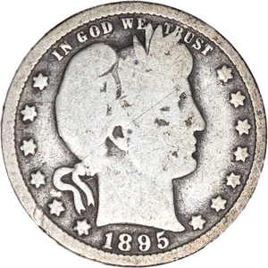 1895-O Barber Silver Quarter Main Image