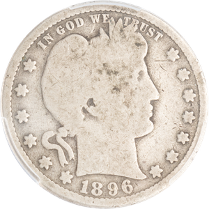 1896-S Barber Silver Quarter PCGS Main Image