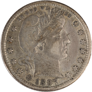 1897-O Barber Silver Quarter Main Image