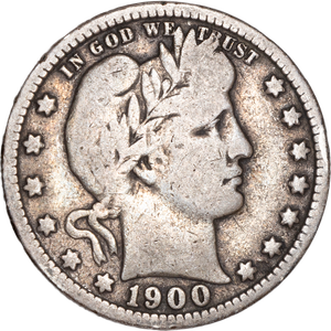 1900 Barber Silver Quarter G Main Image
