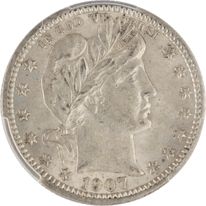1907-D Barber Silver Quarter Main Image