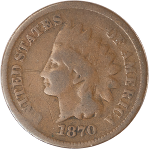 1870 Indian Head Cent Main Image