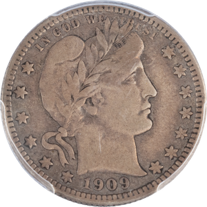 1909-O Barber Silver Quarter Main Image