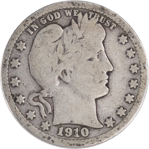 1910-D Barber Silver Quarter Main Image