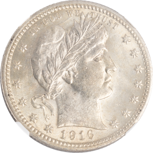 1916-D Barber Silver Quarter Main Image