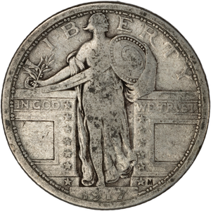 1917 Standing Liberty Quarter, Type 1 Main Image