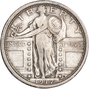 1917 Standing Liberty Quarter, Type 1 Main Image