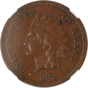 1872 Indian Head Cent Main Image