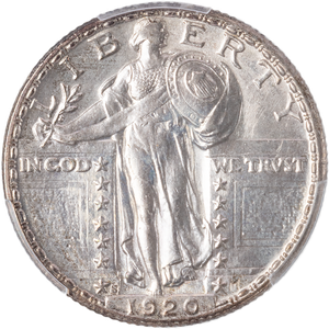 1920-S Standing Liberty Silver Quarter Main Image