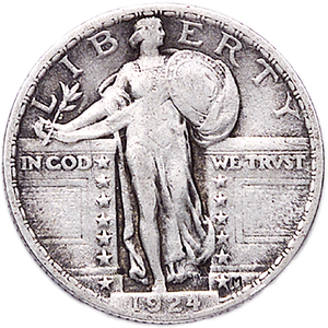 1924 Standing Liberty Quarter F Main Image