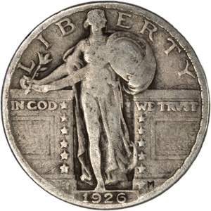 1926 Standing Liberty Quarter VG Main Image
