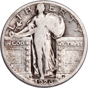 1926-D Standing Liberty Silver Quarter Main Image