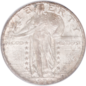 1926-D Std Lib Silver 25C PCGS      64#2 Main Image