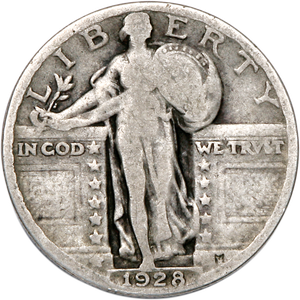 1928 Standing Liberty Silver Quarter Main Image