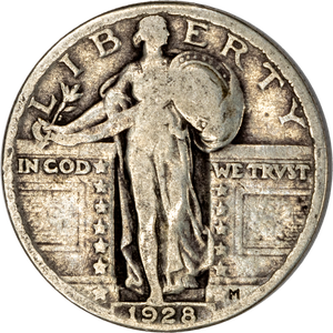 1928 Standing Liberty Silver Quarter Main Image