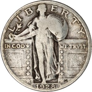 1928 Standing Liberty Silver Quarter Main Image