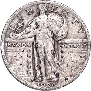 1928-S Standing Liberty Quarter CIRC Main Image