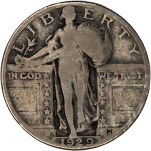 1929 Standing Liberty Silver Quarter Main Image