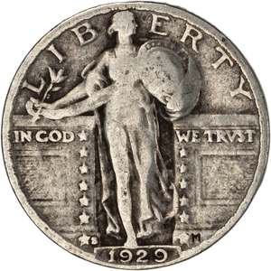 1929-S Standing Liberty Silver Quarter Main Image
