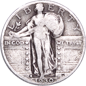 1930-S Standing Liberty Quarter VG Main Image