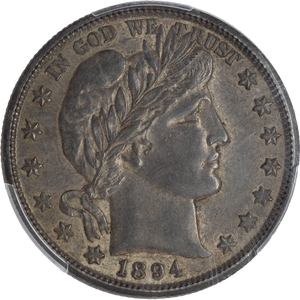 1894-O Barber Silver Half Dollar Main Image