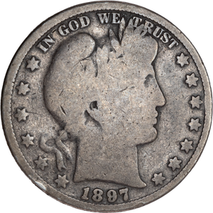1897 Barber Silver Half Dollar Main Image