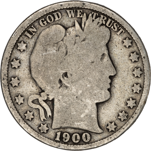 1900 Barber Half Dollar CIRC Main Image