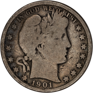 1901 Barber Half Dollar G Main Image