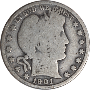 1901 Barber Half Dollar Main Image