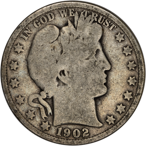 1902 Barber Half Dollar CIRC Main Image