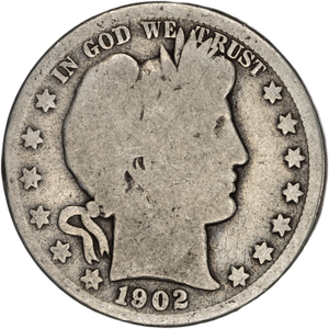 1902-O Barber Half Dollar CIRC Main Image