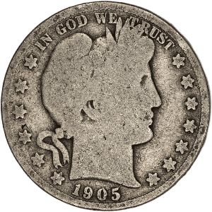 1905-S Barber Half Dollar CIRC Main Image