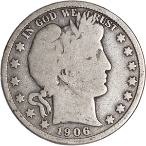 1906-D Barber Half Dollar G Main Image