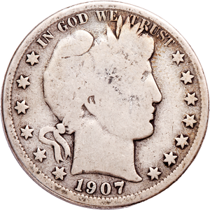 1907-O Barber Half Dollar CIRC Main Image