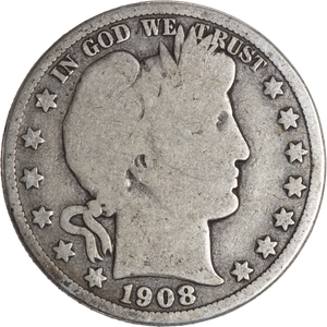 1908-O Barber Half Dollar G Main Image