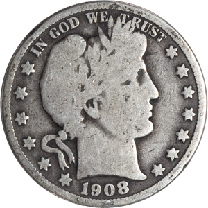 1908-O Barber Half Dollar CIRC Main Image