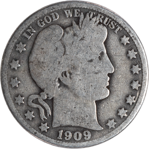 1909-O Barber Half Dollar CIRC Main Image