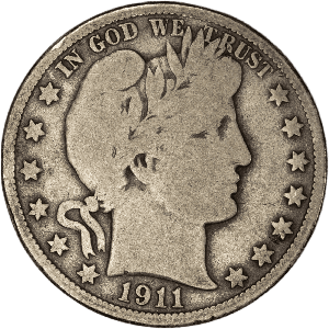 1911-D Barber Half Dollar G Main Image