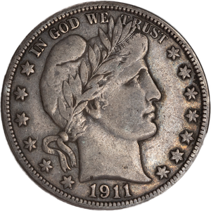 1911-S Barber Silver 50C PCGS       F12 Main Image